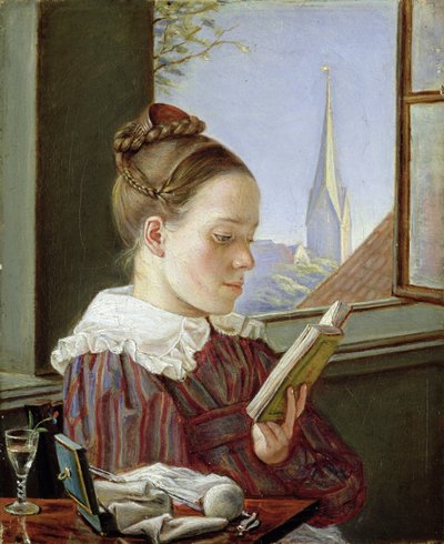 Minna Wasmann, the sister of the artist by Rudolph Friedrich Wasmann